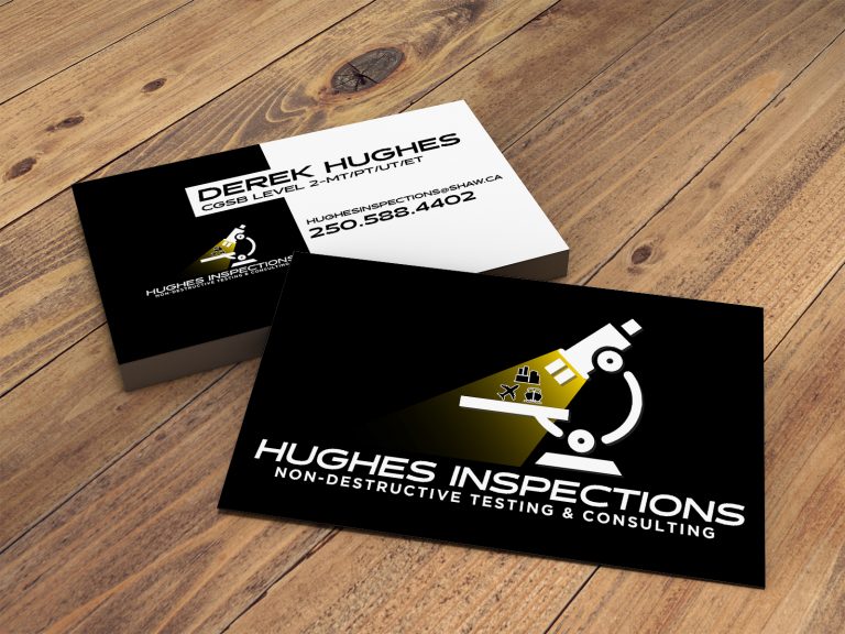 hughes inspection business card